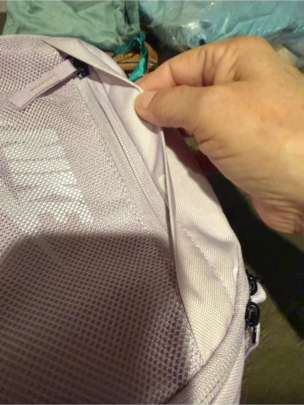 Nike Lilac and White‎ Swoosh Backpack